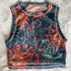 Mesh crop top